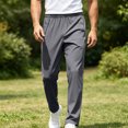 thumbnail image 6 of Akiihool Mens Pants Relaxed Men's Slim Fit Casual Stretch Pant for Winter Dark Gray,XXXXXXXL, 6 of 7