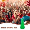 thumbnail image 4 of Raindrops noise horn Cheer Megaphone Green Plastic Sound Projection for Ceremonies 1Pcs, 4 of 8