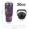 thumbnail image 2 of Tweety Double-walled Insulated Mug with Handle, Straw, and Leak-proof Stainless Steel Travel Coffee Mug 30oz, 2 of 6