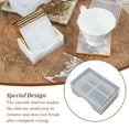 thumbnail image 1 of Coaster Silicone Molds Art Crafting Home Tool DIY Epoxy Mold Jewelry Making Tools Personalized Casting Mould Set Shop Use Square Coaster Box, 1 of 7