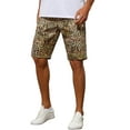 thumbnail image 4 of NOMADIC NOOK Animal Print Shorts for Men's Regular Fit Summer Shorts Pants 2 Pack, 4 of 5