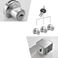 thumbnail image 5 of 3 Pieces Terrarium Display Cabinet Sliding Glass Door Lock, Sliding Glass Door Latches, Cam Locks, Mailbox Drawer Cupboard Lock With 6 Keys, Zinc Allo, 5 of 5