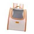 thumbnail image 4 of Bolsa de Mochila para gatos Yuyangstore Ventana Transparente Naranja Caja transportadora para gatos, 4 of 6