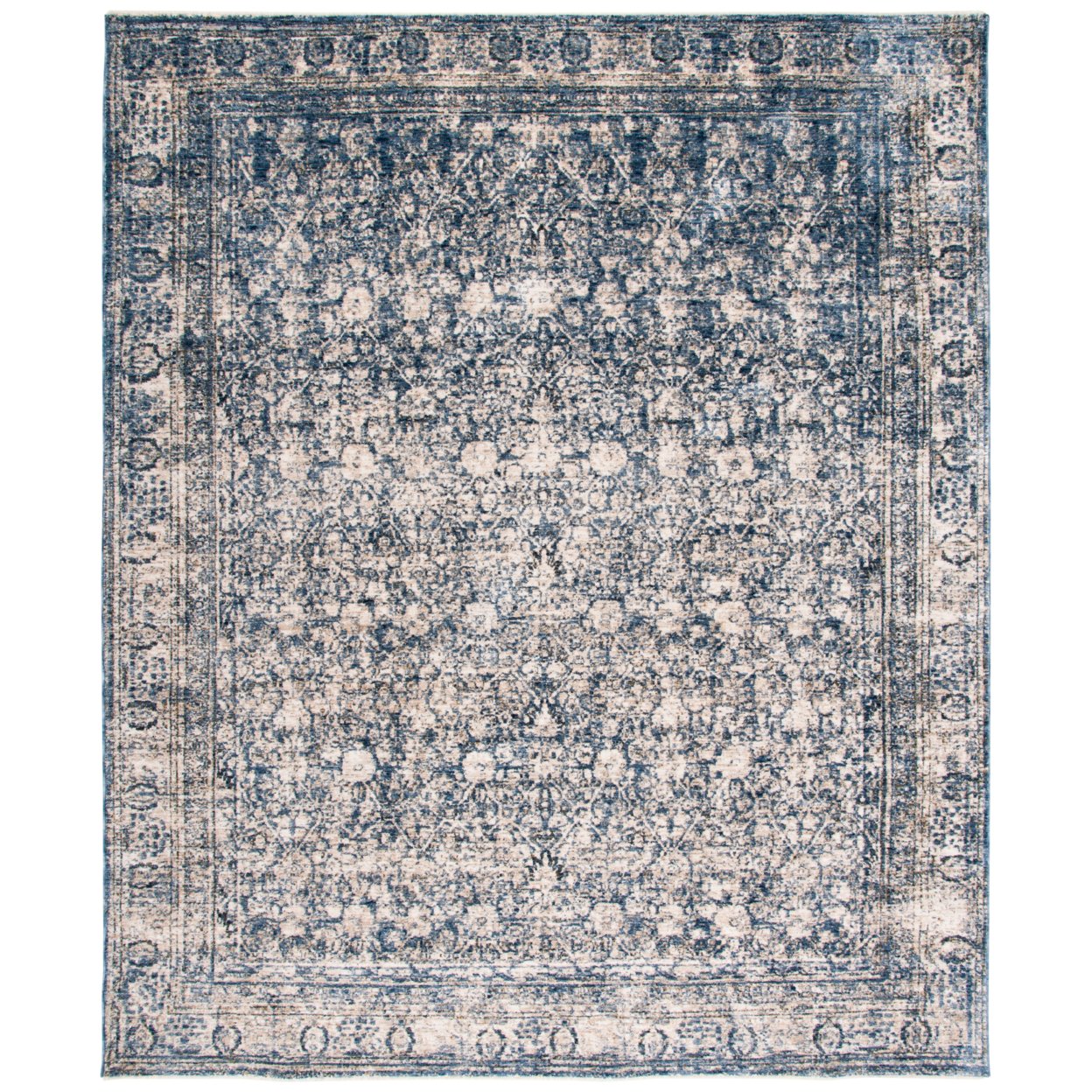 SAFAVIEH Vintage Oushak Collection VOS233M Navy/Ivory Rug - image 5 of 5