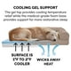 thumbnail image 5 of Furhaven Cama de gel refrescante para perros grandes con refuerzos extraíbles y funda lavable, para perros de hasta 125 libras - Sofá de felpa y gamuza - Almendra, Jumbo Plus/XXL, 5 of 5
