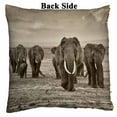 thumbnail image 2 of PKQWTM elephants walking group on the African Reversible Mermaid Cushion Cover Home Decor Sequin Pillow Case Size 16x16 inches, 2 of 2