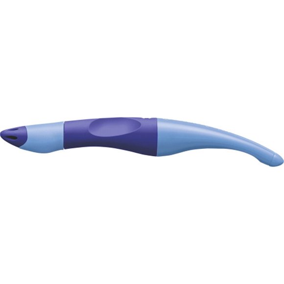 (Bleu Clair/bleu Foncé, 1 Unité (Lot de 1), Droitier) - Stylo à Écrire - STABILO Easy Original - Droitier Foncé - Bleu/bleu Clair
