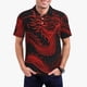 thumbnail image 1 of Fotbe Red Dragon On Black Camiseta Polo de Golf para Hombre con Estampado – Camisa Deportiva Transpirable con Cuello Abotonado-Large, 1 of 6