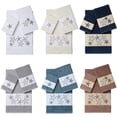 thumbnail image 2 of Authentic Hotel and Spa  Turkish Cotton Starfish Embroidered 3 piece Towel Set Cream, 2 of 5