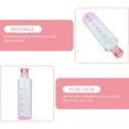 thumbnail image 2 of Sports Water Bottle Portable Glass Bottle Transparent Water Bottle with Scale Stylish Water Bottle, 2 of 8