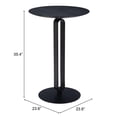 thumbnail image 2 of Pemberly Row Modern / Contemporary Metal Counter Table Black, 2 of 3