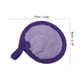 thumbnail image 2 of Almohadillas de franela suave, 3 uds, removedor de maquillaje reutilizable, almohadillas ecológicas, limpieza de maquillaje Facial para la mayoría de los tipos de piel, lavanda púrpura, 2 of 7