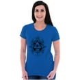 thumbnail image 3 of Triangle Eye Wheel Symbolic Spirit Womens Slim Fit Graphic Tee Brisco Brands S, 3 of 5