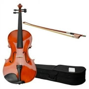 Fithood 15" Acoustic Viola Case Bow Rosin Nature Color