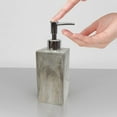 thumbnail image 3 of nu steel Stone Hedge Resin Refillable Liquid Soap Dispenser Pump for Bathroom Vanity Countertop, 3 of 5