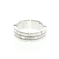 thumbnail image 4 of Pre-Owned Cartier Tank Française Ring White Gold (18K) Fashion No Stone Band Ring Silver, 4 of 9