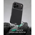 thumbnail image 2 of Funda para Celular Mous iPhone 17 Pro Fibra de Carbono Negra, 2 of 7