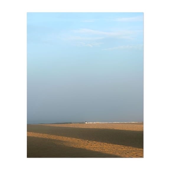 Alone on the Beach - Ocean City Maryland Photography Unframed Wall Art Print 8 x 10 inches