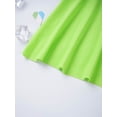 thumbnail image 5 of YONGHS Kids Girls Flower Print Short Sleeve Swimming Dress for Beach Swim Class Sunsuit Swimwear Yellow Green 4, 5 of 7