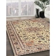thumbnail image 2 of Ahgly Company Indoor Square Traditional Sienna Brown Persian Area Rugs, 4' Square, 2 of 6