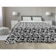 thumbnail image 1 of Geometric Down Alternative Comforter, Abstract Brushstroke Design Rounds and Circles, Microfiber Quilt for All Season, 5 Sizes, Blush Grey, by Ambesonne, 1 of 3