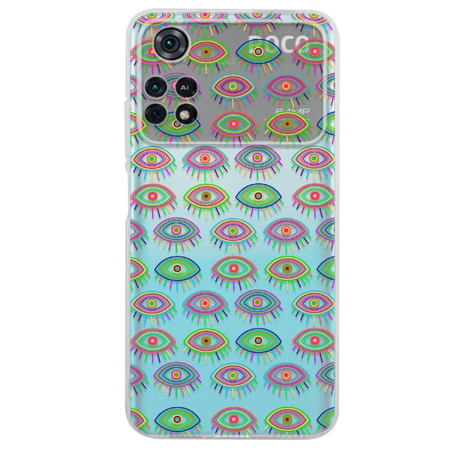 Funda Protector para Xiaomi Poco M4 Pro InstaCase Ojo Turco de Colores Antigolpes