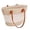 White, variant on PULLIMORE Women's Straw Lace Beach Tote Bag, Large Summer Boho Woven Bags Shoulder Purse Handbags for Vacation, Khaki