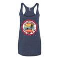 thumbnail image 2 of Wild Bobby Summer Paradise Let the Sea Set You Free Women Tri-Blend Racerback Tank Top, 2 of 6