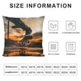 thumbnail image 5 of Orinice Skateboard Graphic Decorative Cushion Throw Pillow Cover for Home Couch Living Room Bed Sofa, Aesthetic Style, 1PC 18x18in, 5 of 5