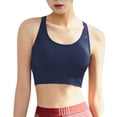 thumbnail image 2 of Sujetador deportivo Sujetador deportivo de yoga acolchado sin cables para mujer Tops de ropa deporti Tomshoo Sujetador deportivo, 2 of 7
