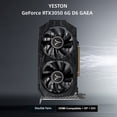 thumbnail image 3 of Tarjeta gráfica YESTON compatibilidad con núcleo 3050 PC Soporte de núcleo de ventilador resistente ventilador RTX, 3 of 8