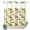 PatternedHC4664, variant on No Hook Shower Curtain with Built-in Rings - Farmhouse Sunflower Washable Waterproof Fabric Bathroom Curtains for Hotel,Rentals, 72X 96 Inch Extra Long , Live Love Lough Inspirational Quotes