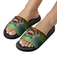 thumbnail image 5 of GZHJMY Stylish Slides for Women Men, Flying Frog Laughing Soft Flexible Slip-on Sandals Slippers, 5 of 7