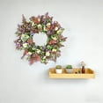 thumbnail image 6 of Nkmbld Artificial Wreath Decor, Green Leaf Eucalyptus Wreaths for Indoor Outdoor Farmhouse Home Porch Wall Window Festival Wedding Decor, 6 of 8