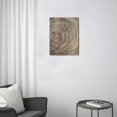 thumbnail image 3 of Modern Abstract Wall Art - Brown Flowers Canvas Print Minimalist 12X16 inch Artwork Perfect for Bedroom, Living Room, or Bathroom Decor, 3 of 7