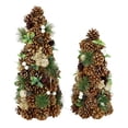 thumbnail image 2 of Fennco Styles Handmade Rustic Pinecone & Winter Berry Christmas Tree 13 Inch High - Natural Artificial Tree for Christmas Decorations, Holiday, Desk, Mantels, Tabletop and Fireplace Décor, 2 of 2