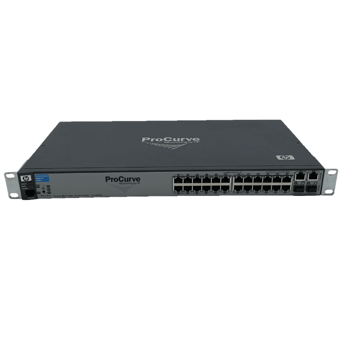 Pre-Owned HP ProCurve Ethernet Switch 2610-24 - W/Rack - PN: J9085-60001 (Good)