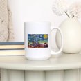 thumbnail image 3 of 15 fl oz Ceramic Mug, Nashville, Tennessee, Starry Night Series, Dishwasher & Microwave Safe, 3 of 5