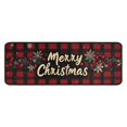 thumbnail image 1 of 2 Pcs Merry Christmas Kitchen Rugs and Mats Set Gingerbread Man Winter Snowflake Kitchen Mats for Floor Non Skid Kitchen Floor Matfor Outdoor Bedroom (47x17+30x17 Inches), 1 of 6