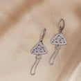 thumbnail image 2 of Fairy Mushroom Hoop Earring Stainless Steel Star Moon Sun Planet Mars Pendants Drop Earrings Vintage Jewelry Accessories, 2 of 5