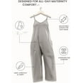 thumbnail image 5 of Lahloya Maternity Jumpsuit, Lahloya Pregnancy Jumpsuit, Oversized Cotton Maternity Pants Maternity Romper Overalls, 5 of 8