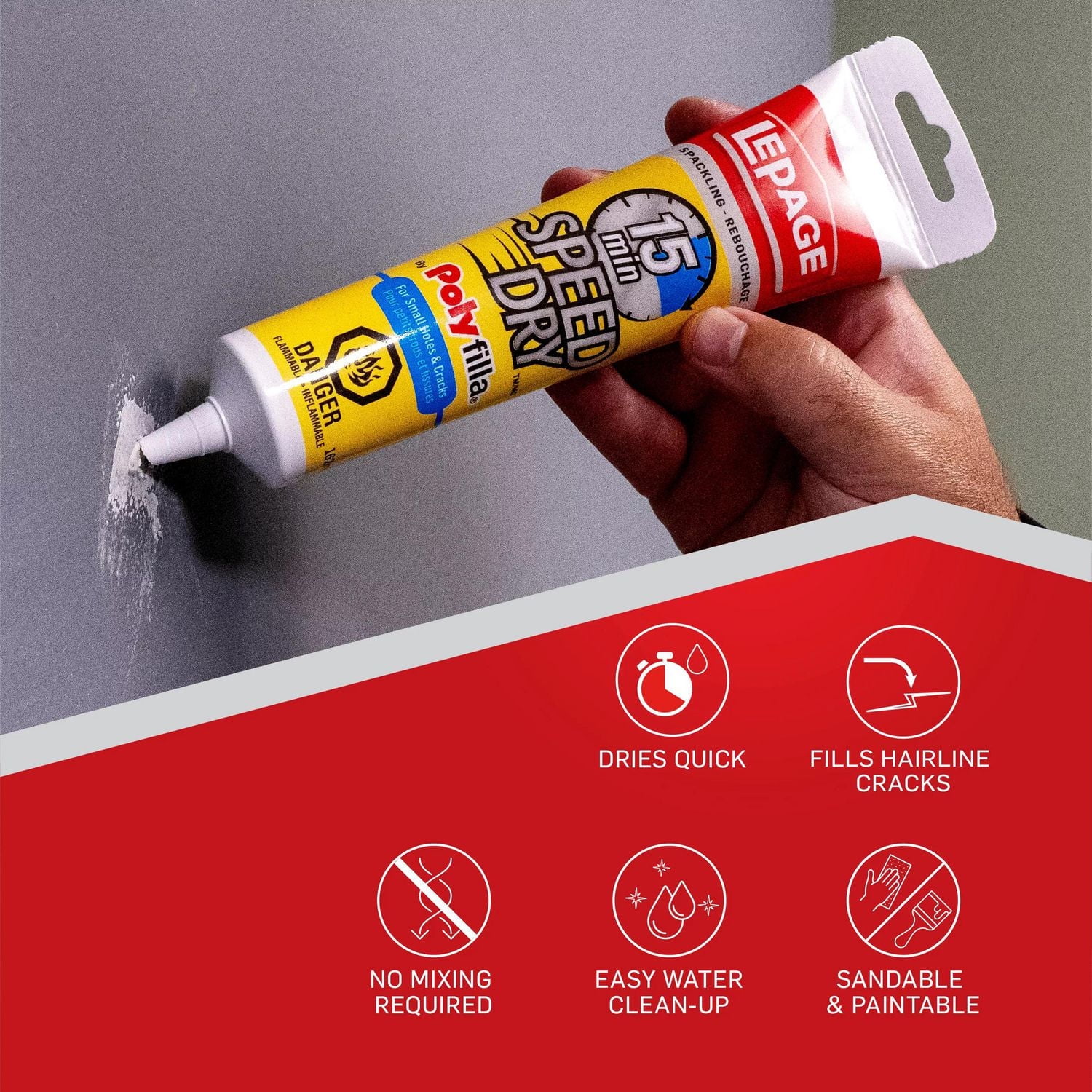 LePage Polyfilla Réparation Instantanée