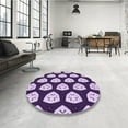 thumbnail image 3 of Ahgly Company Indoor Rectangle Patterned Mauve Purple Area Rugs, 5' x 7', 3 of 6