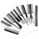 thumbnail image 5 of Kit de Peines de Peluquería - Juego de 10 Peines Profesionales de Fibra de Carbono para Peluquería y Barba, 5 of 5