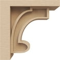 thumbnail image 3 of 3"W x 6"D x 6"H Classic Alma Rough Cedar Woodgrain TimberThane Corbel, Primed Tan, 3 of 6