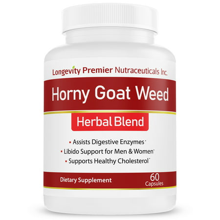 Longevity Horny Goat Weed Extract [Extra Strength] with Maca Root, Mucuna Pruriens, Tongkat Ali, Saw Palmetto, Muira Puama, L-Arginine, Panax Ginseng - for Both Men and (Best Mucuna Pruriens Supplement)