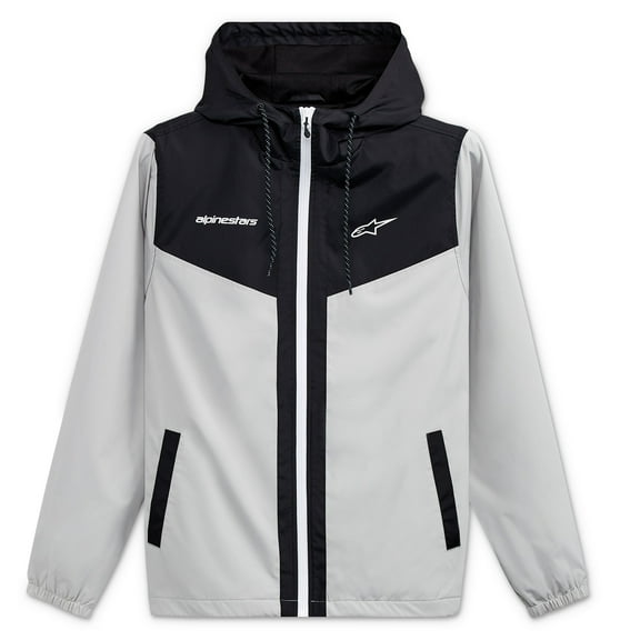 Alpinestars Plex Mens Windbreaker Jacket Black/Silver LG
