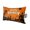 Orange, variant on Chaise Lounge Headrest Pillow 1 Pack, Happy Halloween Waterproof Chair Pillows with Insert & Adjustable Elastic Strap for Beach Pool Recliner, Orange Ghost Pumpkins Witch Castle Outdoor Patio Pillow