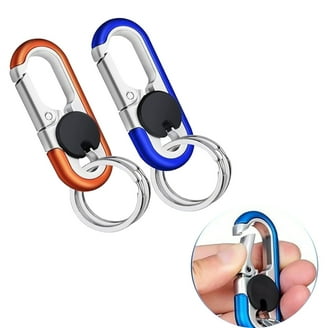 Nite Ize SlideLock Carabiner Key Holder – Lockable Stainless Steel Clip For Keys, Gear & Everyday Carry