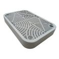 thumbnail image 3 of Caja de para gatitos, tabla para pies, se mantiene ordenada, antideslizante, fácil de limpiar, lavable, práctica, portátil, accesorio para caja Gris claro, 3 of 8